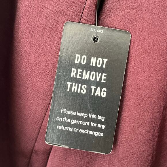 Express Deep-V Wrap Front Dress - Size S - NWT - Picture 11 of 14